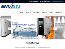 Tablet Screenshot of envisystech.com